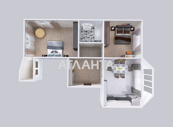 3-rooms apartment apartment by the address st. Korolenko (area 75 m²) - Atlanta.ua - photo 21