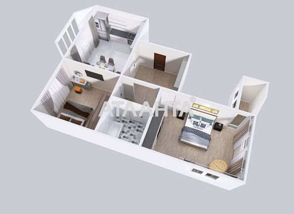 3-rooms apartment apartment by the address st. Korolenko (area 75 m²) - Atlanta.ua - photo 23