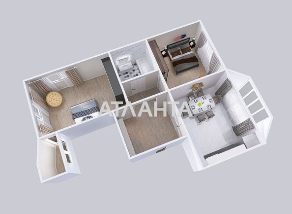 3-rooms apartment apartment by the address st. Korolenko (area 75 m²) - Atlanta.ua - photo 24