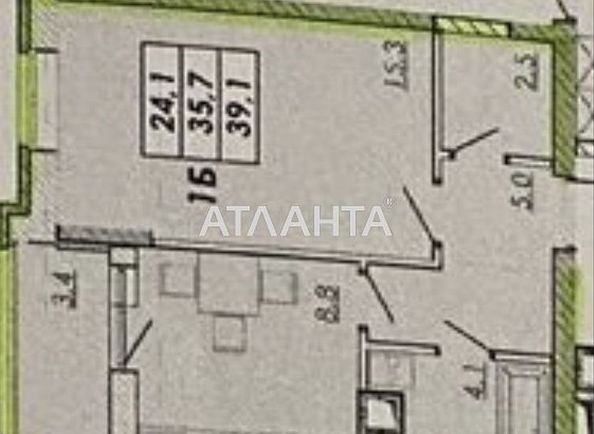 1-room apartment apartment by the address st. Prokhorovskaya Khvorostina (area 40 m²) - Atlanta.ua - photo 5