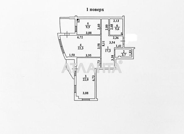 2-кімнатна квартира за адресою Люстдорфська дор. (площа 85 м²) - Atlanta.ua - фото 3