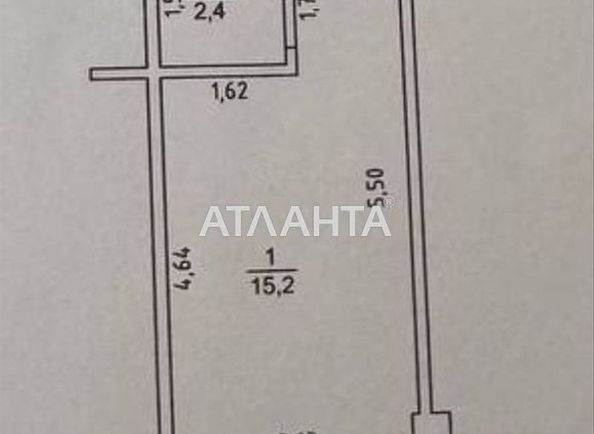 1-комнатная квартира по адресу ул. Боровского Николая (площадь 17,6 м²) - Atlanta.ua - фото 8