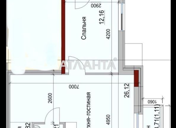 1-room apartment apartment by the address st. Dachnaya (area 46,4 m²) - Atlanta.ua - photo 7