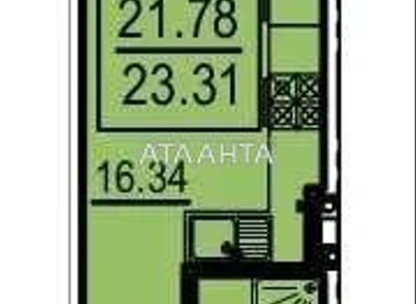 1-кімнатна квартира за адресою Фонтанська дор. (площа 23,3 м²) - Atlanta.ua - фото 2