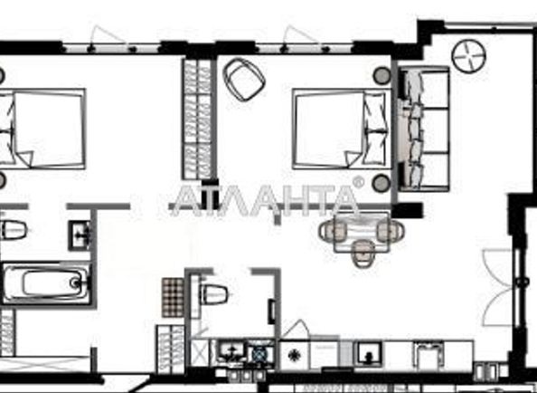 3-rooms apartment apartment by the address st. Marselskaya (area 70 m²) - Atlanta.ua - photo 12