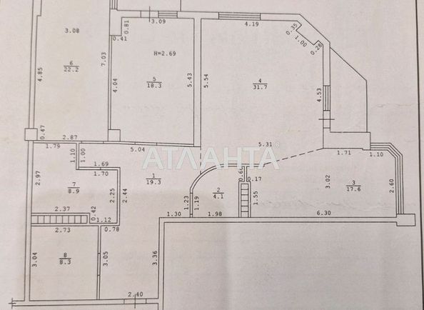 3-rooms apartment apartment by the address st. Mudrogo yaroslava (area 133,5 m²) - Atlanta.ua - photo 9