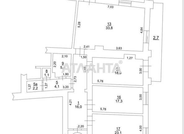3-rooms apartment apartment by the address st. Dvoryanskaya Petra Velikogo (area 126,4 m²) - Atlanta.ua - photo 2