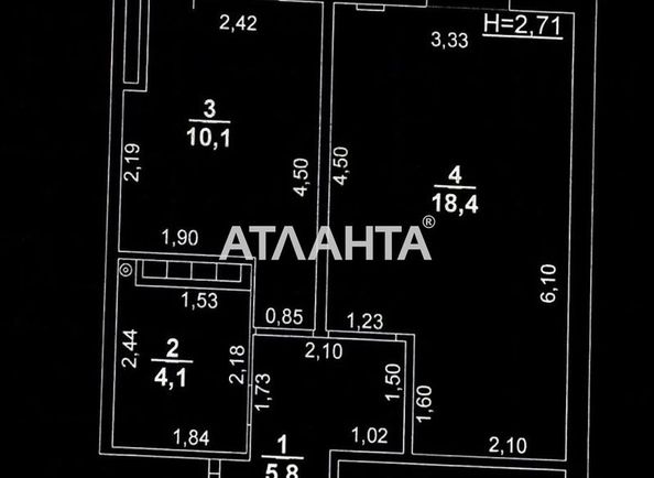 1-room apartment apartment by the address st. Sakharova (area 39,4 m²) - Atlanta.ua - photo 6