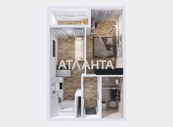 1-комнатная квартира по адресу ул. Генуэзская (площадь 44,5 м²) - Atlanta.ua - фото 4