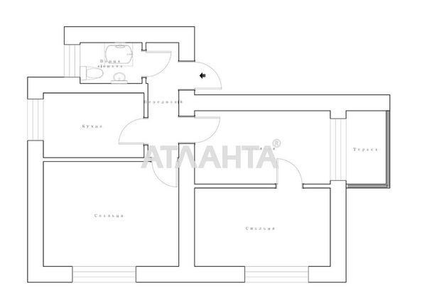 3-комнатная квартира по адресу ул. Пироговская (площадь 51 м²) - Atlanta.ua - фото 9
