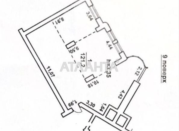 2-кімнатна квартира за адресою Лідерсівський бул. (площа 121,3 м²) - Atlanta.ua - фото 7