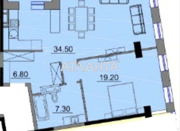 2-комнатная квартира по адресу ул. Косвенная (площадь 70 м²) - Atlanta.ua - фото 2