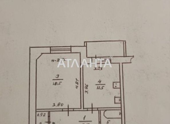 1-комнатная квартира по адресу ул. Заболотного ак. (площадь 44,8 м²) - Atlanta.ua - фото 7
