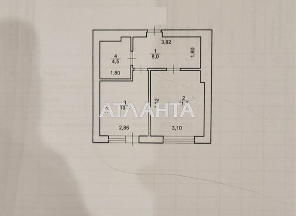 1-кімнатна квартира за адресою Грушевського пр. (площа 35 м²) - Atlanta.ua - фото 6