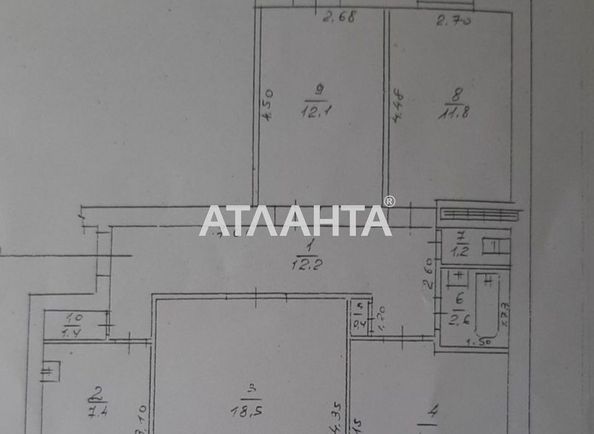 Многокомнатная квартира по адресу ул. Святослава Рихтера (площадь 82 м²) - Atlanta.ua - фото 4