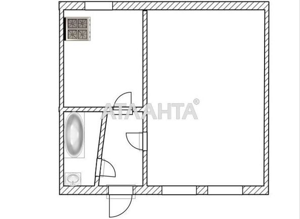 1-room apartment apartment by the address st. Srednyaya Osipenko (area 27 m²) - Atlanta.ua - photo 8