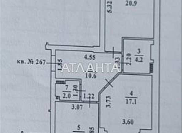 3-rooms apartment apartment by the address st. Sakharova (area 74,9 m²) - Atlanta.ua - photo 19