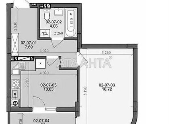 1-кімнатна квартира за адресою вул. Трускавецька (площа 41,4 м²) - Atlanta.ua - фото 4