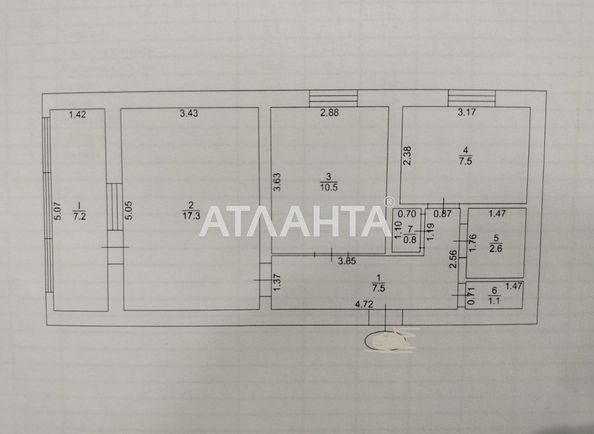 2-rooms apartment apartment by the address st. Shkolnaya (area 55 m²) - Atlanta.ua - photo 14