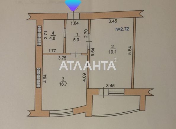 1-кімнатна квартира за адресою вул. Парусна (площа 55 м²) - Atlanta.ua - фото 2