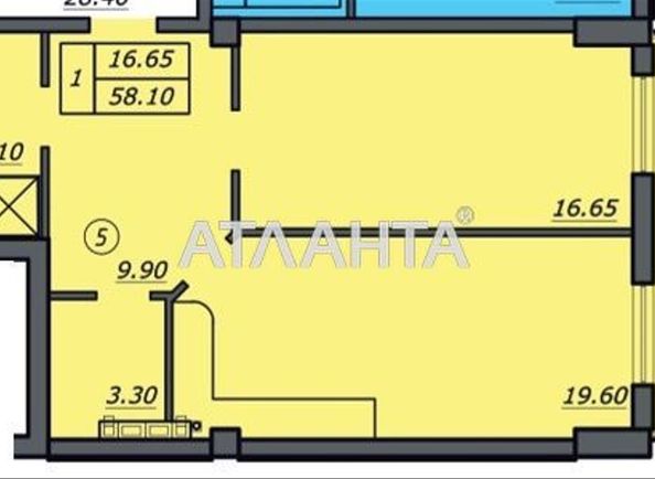1-кімнатна квартира за адресою Лідерсівський бул. (площа 57,5 м²) - Atlanta.ua - фото 4