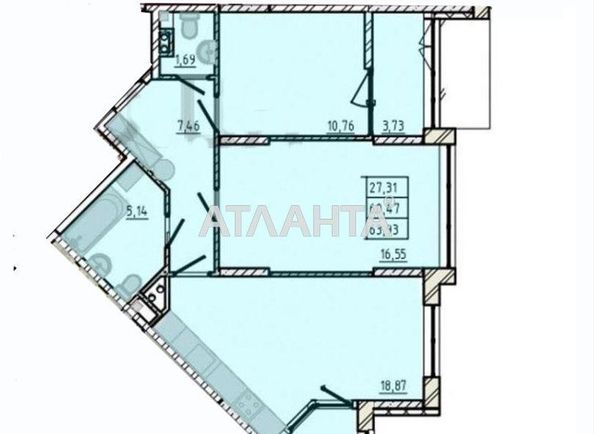 3-rooms apartment apartment by the address st. Bocharova gen (area 68 m²) - Atlanta.ua - photo 15