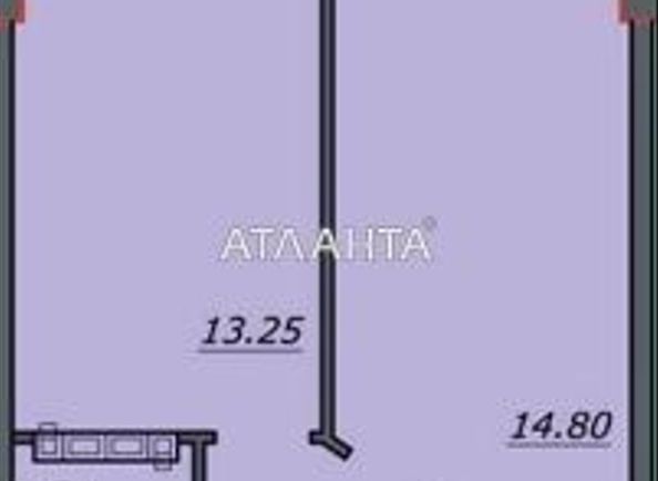 1-кімнатна квартира за адресою Лідерсівський бул. (площа 43,1 м²) - Atlanta.ua - фото 7