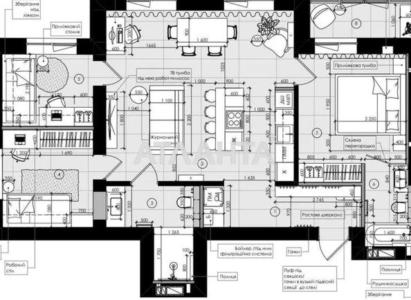 3-кімнатна квартира за адресою вул. Залізнична (площа 83,7 м²) - Atlanta.ua - фото 3