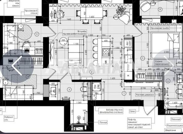 3-кімнатна квартира за адресою вул. Залізнична (площа 83,7 м²) - Atlanta.ua - фото 5