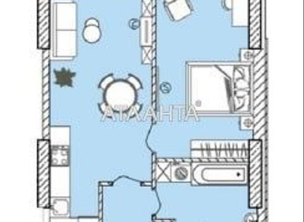 1-room apartment apartment by the address st. Posmitnogo (area 51,2 m²) - Atlanta.ua - photo 3