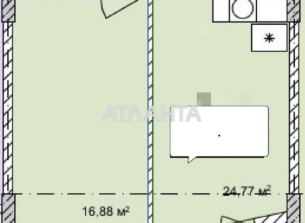 1-room apartment apartment by the address st. Chubaevskaya Selsovetskaya (area 48 m²) - Atlanta.ua