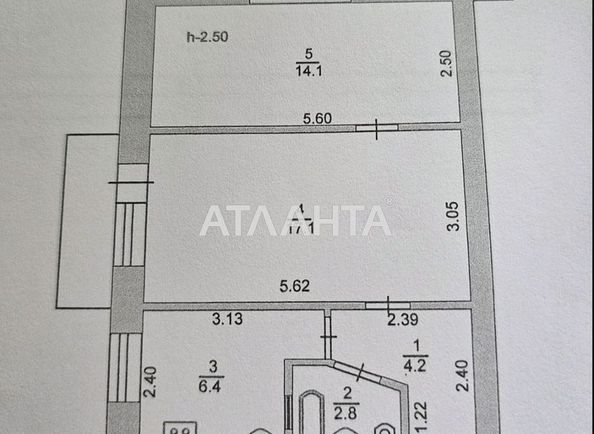 2-rooms apartment apartment by the address st. Ivana i Yuriya Lipy Gaydara (area 44 m²) - Atlanta.ua - photo 9