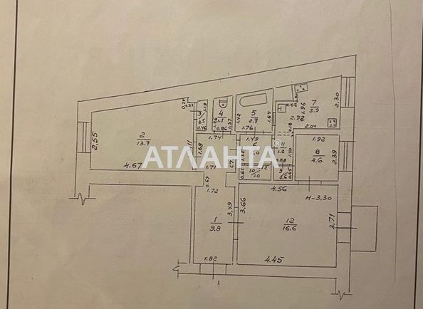 3-кімнатна квартира за адресою вул. Балківська (площа 60,4 м²) - Atlanta.ua - фото 14