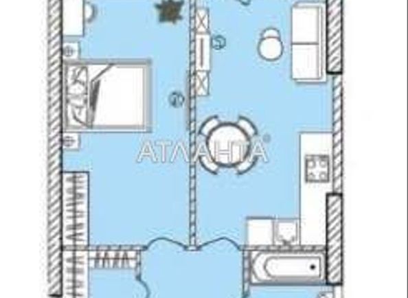 1-room apartment apartment by the address st. Posmitnogo (area 47,3 m²) - Atlanta.ua - photo 5