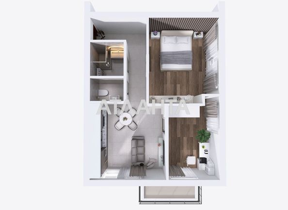 2-rooms apartment apartment by the address st. Orlika Pilipa (area 58 m²) - Atlanta.ua - photo 24