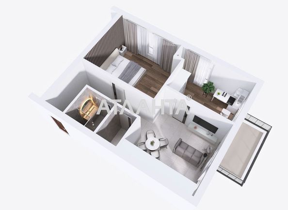 2-rooms apartment apartment by the address st. Orlika Pilipa (area 58 m²) - Atlanta.ua - photo 26
