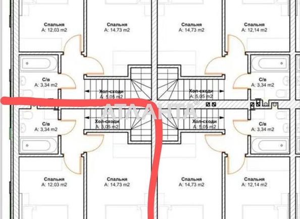 Будинок за адресою Приозерний бульвар (площа 72 м²) - Atlanta.ua - фото 20
