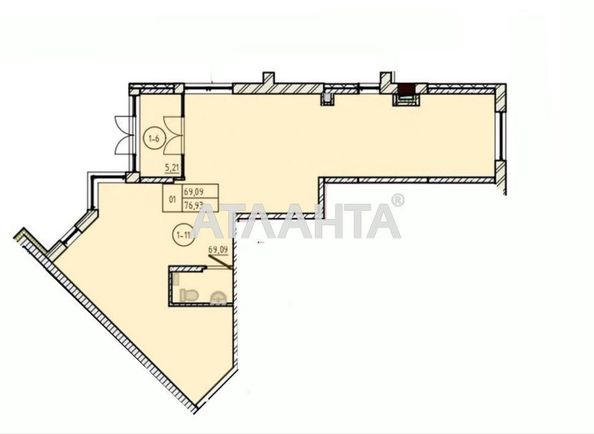 3-rooms apartment apartment by the address st. Bocharova gen (area 88 m²) - Atlanta.ua - photo 3
