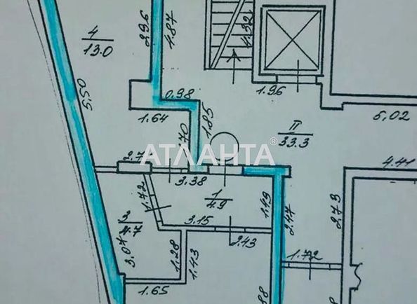 1-room apartment apartment by the address st. Dlinnaya ul (area 40,5 m²) - Atlanta.ua - photo 9