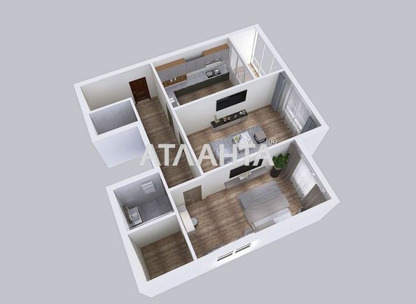 2-rooms apartment apartment by the address st. Zaliznichna (area 63 m²) - Atlanta.ua - photo 17