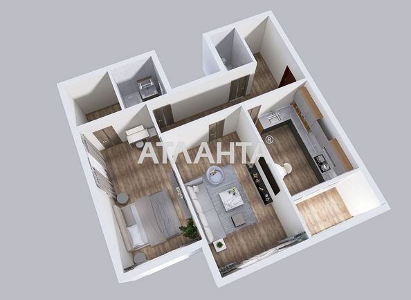 2-rooms apartment apartment by the address st. Zaliznichna (area 63 m²) - Atlanta.ua - photo 18