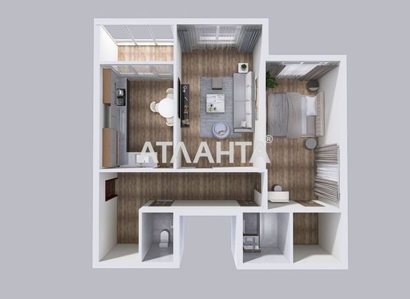 2-rooms apartment apartment by the address st. Zaliznichna (area 63 m²) - Atlanta.ua - photo 20
