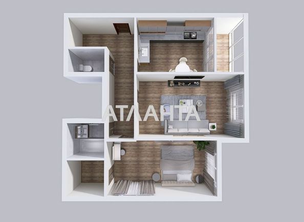 2-rooms apartment apartment by the address st. Zaliznichna (area 63 m²) - Atlanta.ua - photo 22