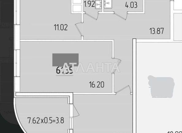 2-rooms apartment apartment by the address st. Krasnova (area 61,4 m²) - Atlanta.ua - photo 7
