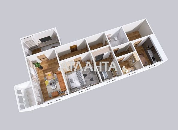 4+-rooms apartment apartment by the address st. Staroportofrankovskaya Komsomolskaya (area 88,7 m²) - Atlanta.ua - photo 28