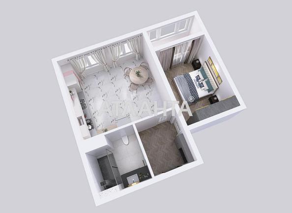 1-room apartment apartment by the address st. Zhabotinskogo Proletarskaya (area 51,3 m²) - Atlanta.ua - photo 15