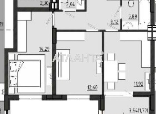 2-комнатная квартира по адресу ул. Чехова (площадь 55 м²) - Atlanta.ua - фото 9