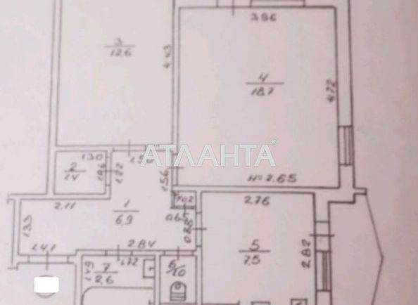 2-rooms apartment apartment by the address st. Shelukhina Sergeya Nevskogo Aleksandra (area 58 m²) - Atlanta.ua - photo 4