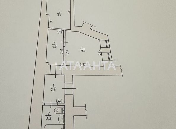 1-room apartment apartment by the address st. Evreyskaya Bebelya (area 34 m²) - Atlanta.ua - photo 2