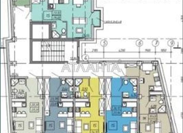 1-room apartment apartment by the address st. Kolontaevskaya Dzerzhinskogo (area 25 m²) - Atlanta.ua - photo 3